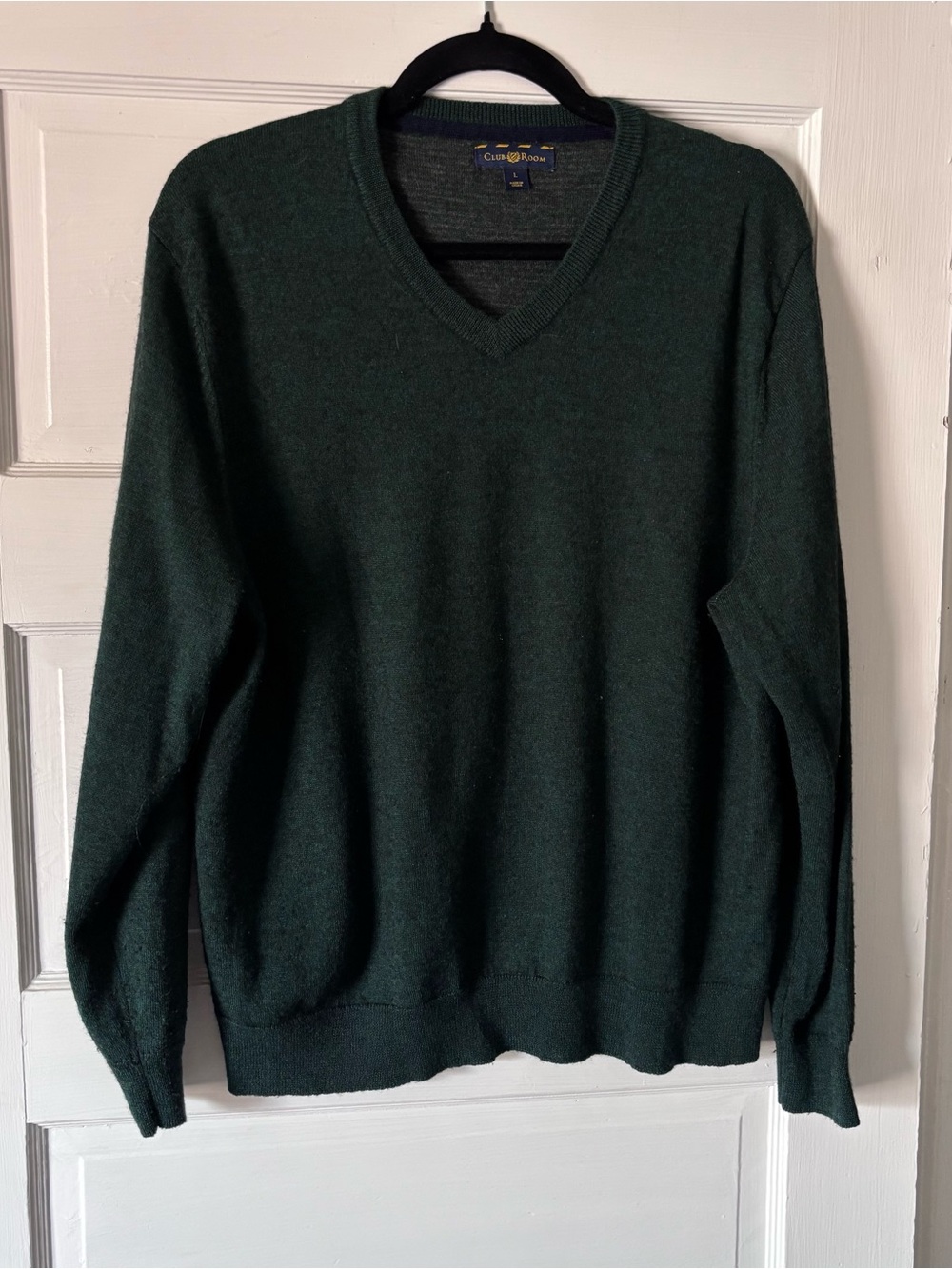 Club Room Men's Merino Wool Blend V-Neck Sweater